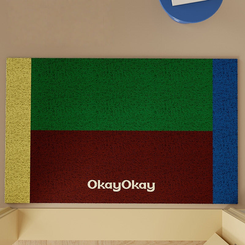 Contrasting Color PVC Doormat
