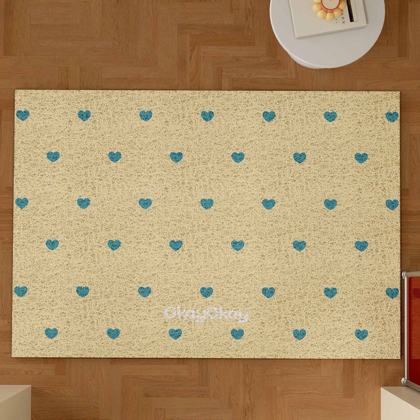 Heart-shaped PVC Doormat