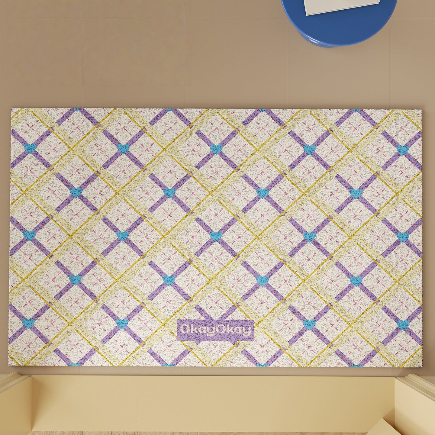 Diamond Pattern PVC Doormat